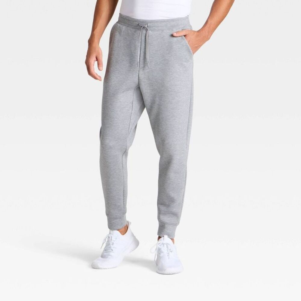 Men's Spacer Jogger Pants - All In Motion Heathered Gray XXL